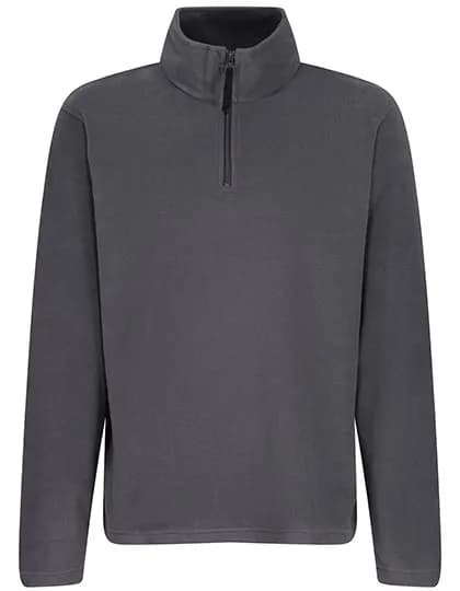 Micro Zip Neck - Seal Grey (Solid)