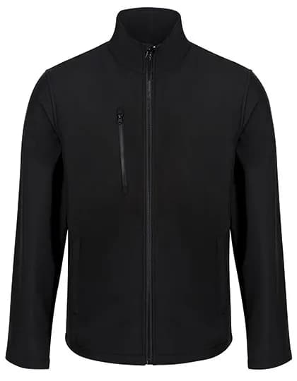 Ablaze 3-Layer Printable Softshell Jacket - Black/Black