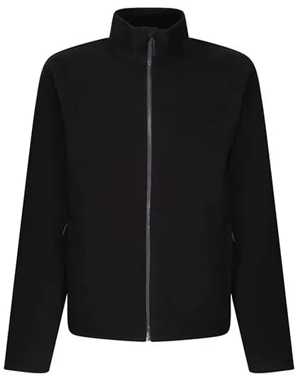 Honestly Made Recycled Full Zip Microfleece - Black