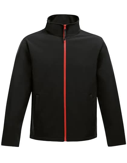 Ablaze Printable Softshell Jacket - Black/Classic Red