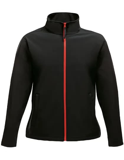 Women´s Ablaze Printable Softshell Jacket - Black/Classic Red