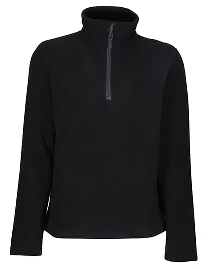 Honestly Made Recycled Half Zip Fleece - Black