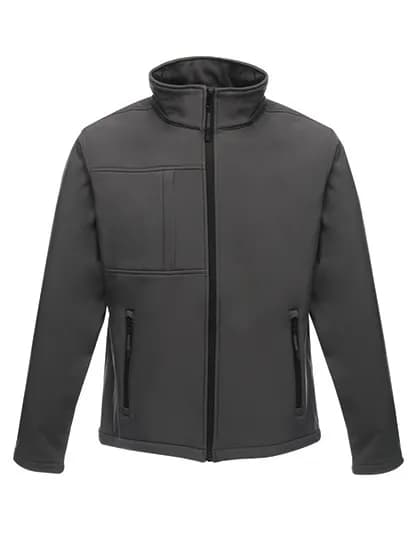Men´s Softshell Jacket - Octagon II - Seal Grey (Solid)/Black