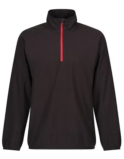Navigate Half Zip Fleece - Black/Classic Red