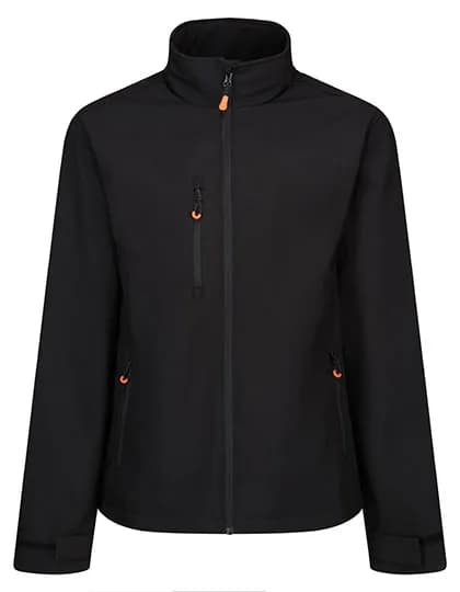 Thermogen Powercell 5000 Heated Softshell Jacket - Black/Magma Orange