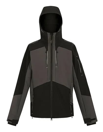 4TEX Stretch 3-Layer Softshell Jacket - Slate Grey/Black