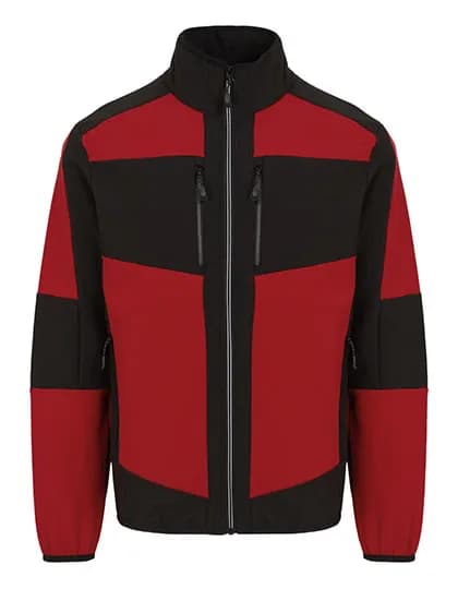 E-volve Unisex 2-Layer Softshell Jacket - Classic Red/Black