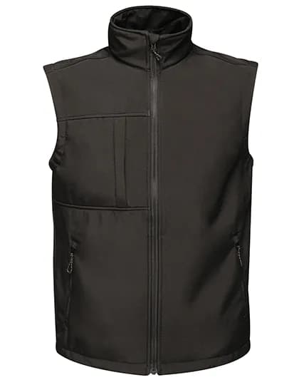 Men´s Octagon II Printable Softshell Bodywarmer - Black/Black