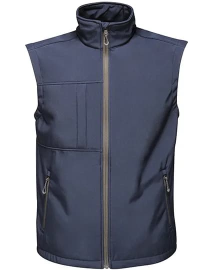 Men´s Octagon II Printable Softshell Bodywarmer - Navy/Seal Grey (Solid)