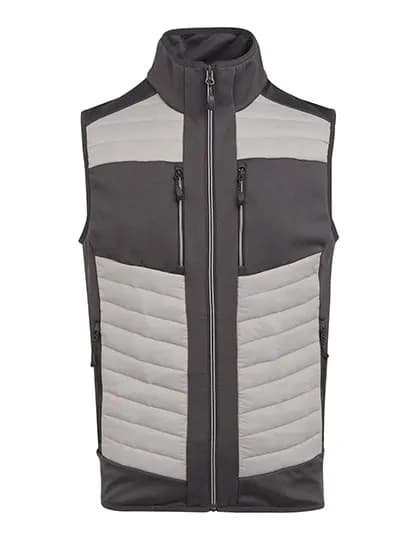 E-volve Unisex Thermal Hybrid Bodywarmer - Mineral Grey/Ash (Heather)