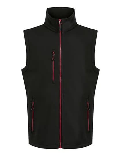 Navigate 2-Layer Softshell Bodywarmer - Black/Classic Red