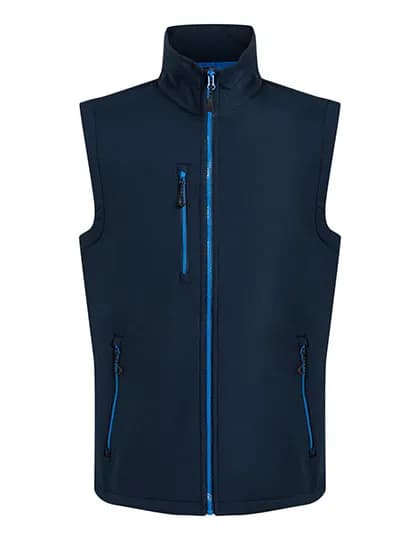 Navigate 2-Layer Softshell Bodywarmer - Navy/French Blue