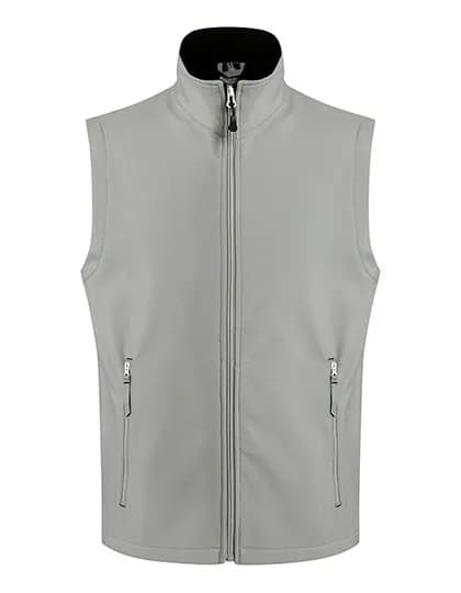 Ascender 2-Layer Softshell Bodywarmer - Mineral Grey/Black