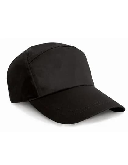 7-Panel Advertising Cap - Black