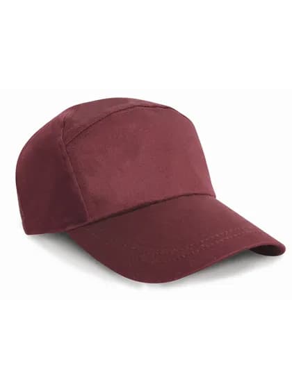 7-Panel Advertising Cap - Burgundy
