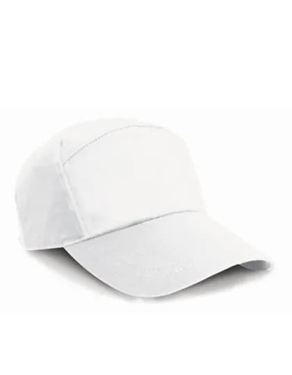 7-Panel Advertising Cap - White