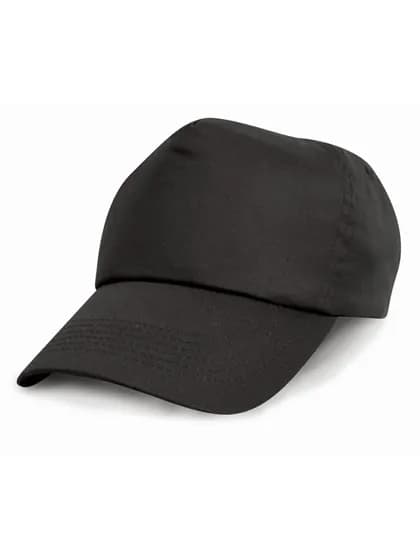 Junior Cotton Cap - Black