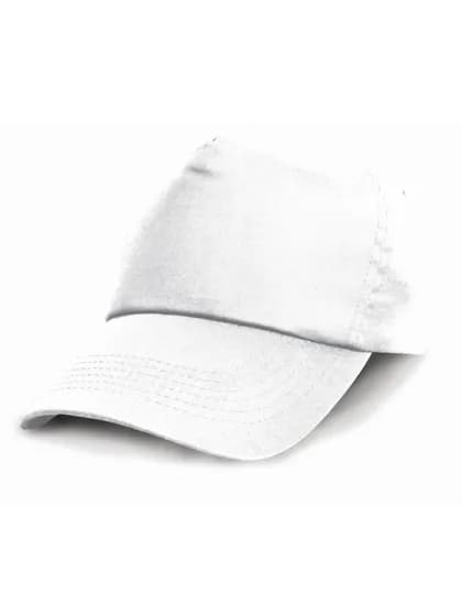 Junior Cotton Cap - White