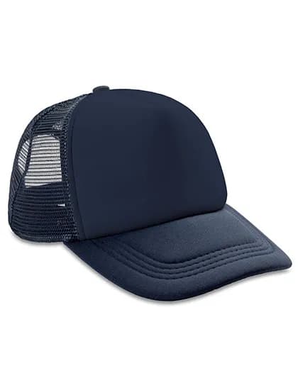 Detroit ½ Mesh Truckers Cap - Navy/Navy