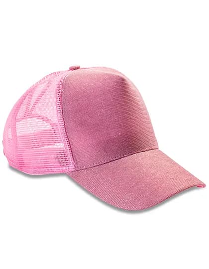 New York Sparkle Cap - Baby Pink
