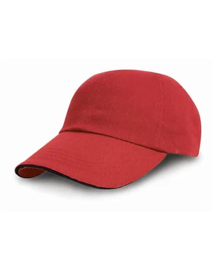 Heavy Cotton Drill Pro Style - Red/Black