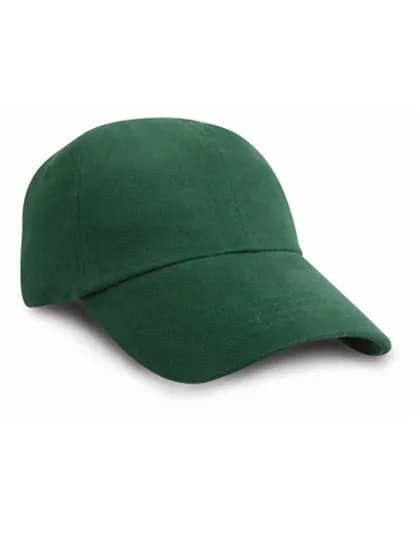 Low Profile Heavy Brushed Cotton Cap - Forest