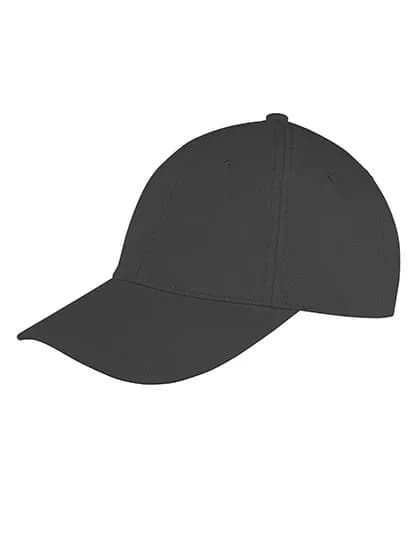 Memphis Brushed Cotton Low Profile Cap - Black