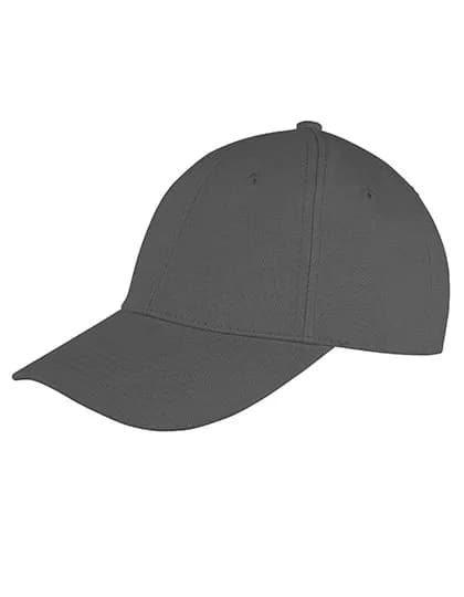 Memphis Brushed Cotton Low Profile Cap - Charcoal