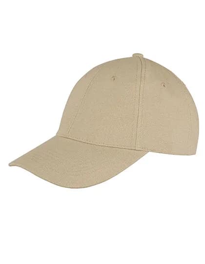 Memphis Brushed Cotton Low Profile Cap - Khaki