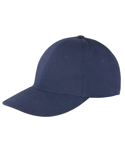 Memphis Brushed Cotton Low Profile Cap - Navy