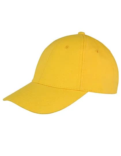 Memphis Brushed Cotton Low Profile Cap - Yellow