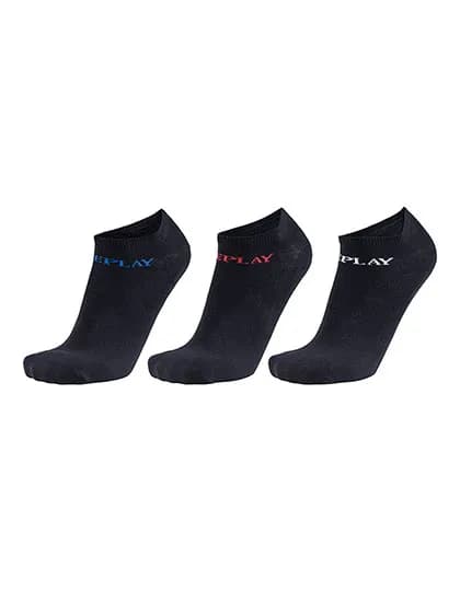 In Liner Socks (3 Pair Banderole) - Black