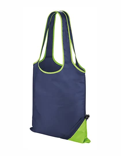 Compact Shopper - Navy/Lime