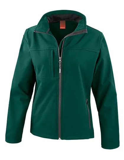 Women´s Recycled 3-Layer Classic Softshell Jacket - Bottle Green