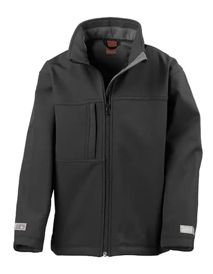 Junior Classic Soft Shell Jacket - Black
