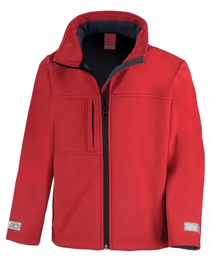 Junior Classic Soft Shell Jacket - Red