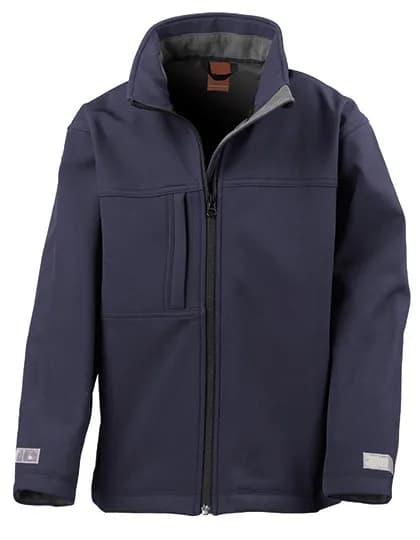 Youth Classic Soft Shell Jacket - Navy