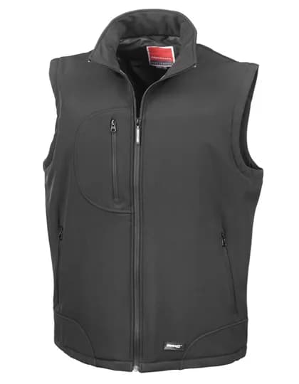 Soft Shell Bodywarmer - Black/Black