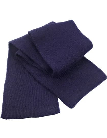 Classic Heavy Knit Scarf - Navy