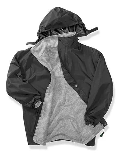 Stormdri 4000 Recycled Coat - Black/Grey