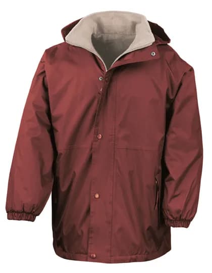 Stormdri 4000 Recycled Coat - Burgundy/Camel