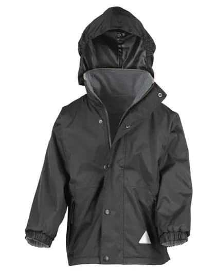 Junior Stormdri 4000 Recycled Coat - Black/Grey