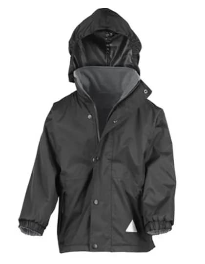 Youth Stormdri 4000 Recycled Coat - Black/Grey