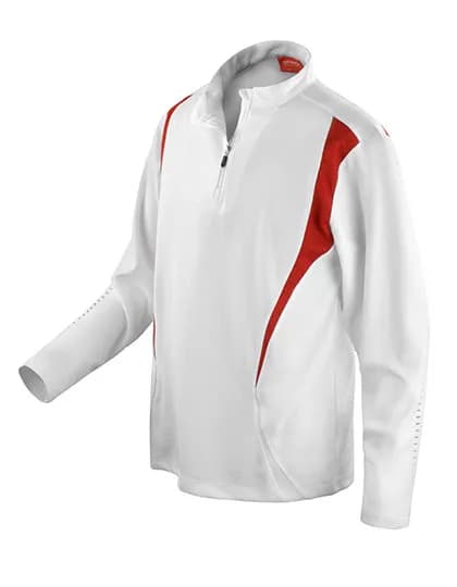Trial Training Top - White/Red/White
