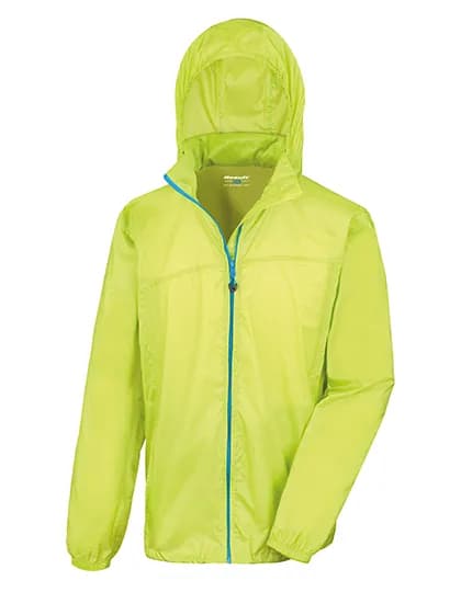 Urban HDi Quest Lightweight Stowable Jacket - Lime/Royal