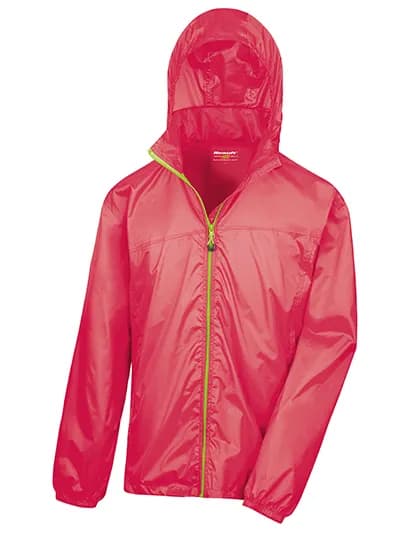 Urban HDi Quest Lightweight Stowable Jacket - Raspberry/Lime