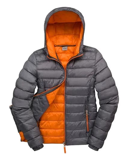 Women´s Snow Bird Hooded Jacket - Grey/Orange