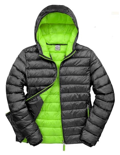Men´s Snow Bird Hooded Jacket - Black/Lime