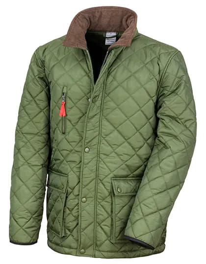 Cheltenham Gold Jacket - Olive Green