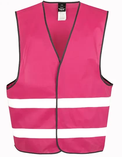 Enhanced Visibility Vest - Raspberry